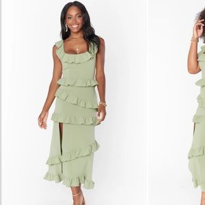Show me your mumu sage green dress